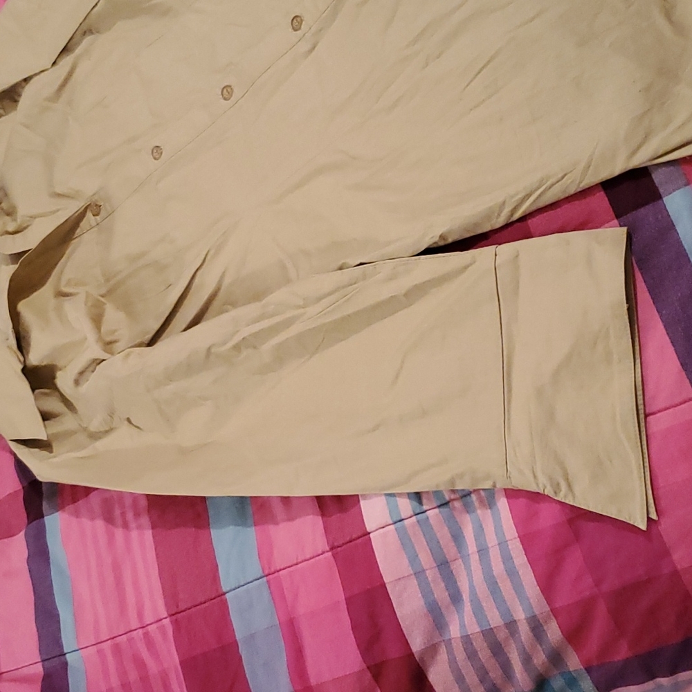🍹10 for$20 ALC Stretch Beige 3/4 sleeve shirt with back draw string - Picture 3 of 9